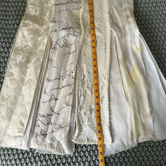 Zara Patchwork Midi Skirt ZW Collection - Picture 6 of 9